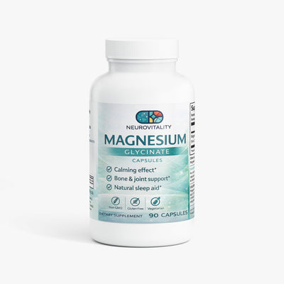 Magnesium Glycinate 275mg — Sleep, Relaxation & Muscle Support — Nirvana Neurovitality