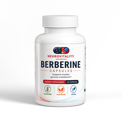 Berberine HCl — Blood Sugar & Metabolic Support — Nirvana Neurovitality