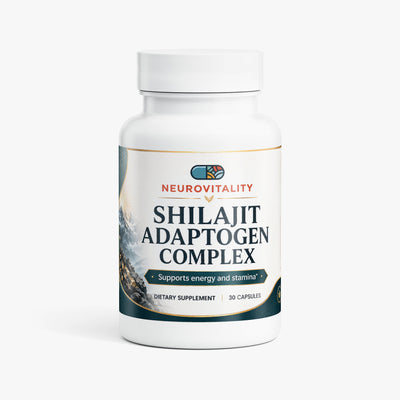 Shilajit Adaptogen Complex — Energy, Focus & Stamina Blend — Nirvana Neurovitality