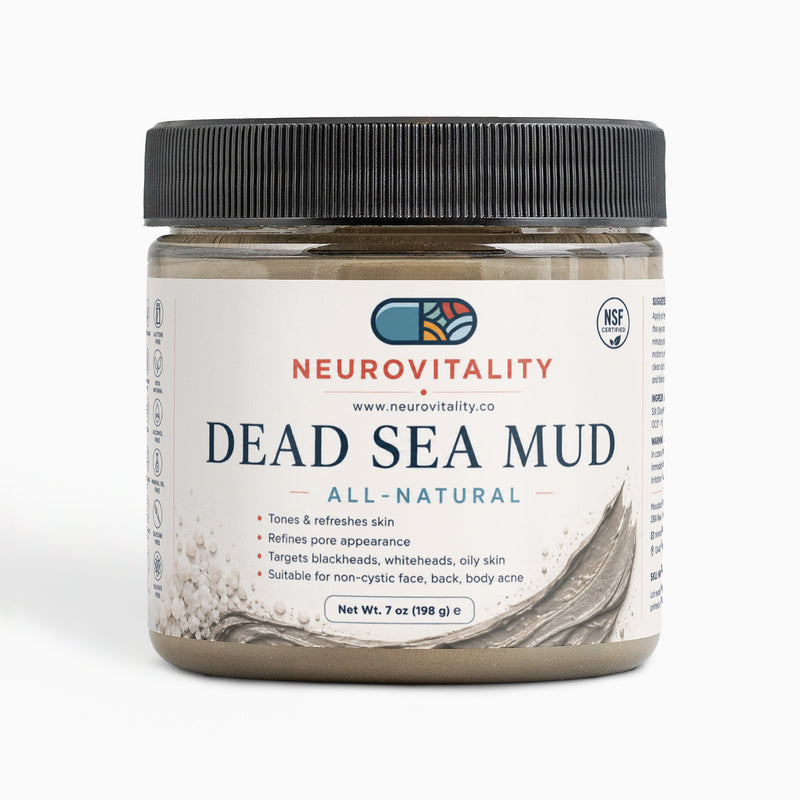Dead Sea Mud Mask - Front of jar | Suplimark
