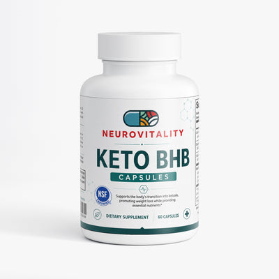 Keto BHB Salts by Neurovitality - front of bottle