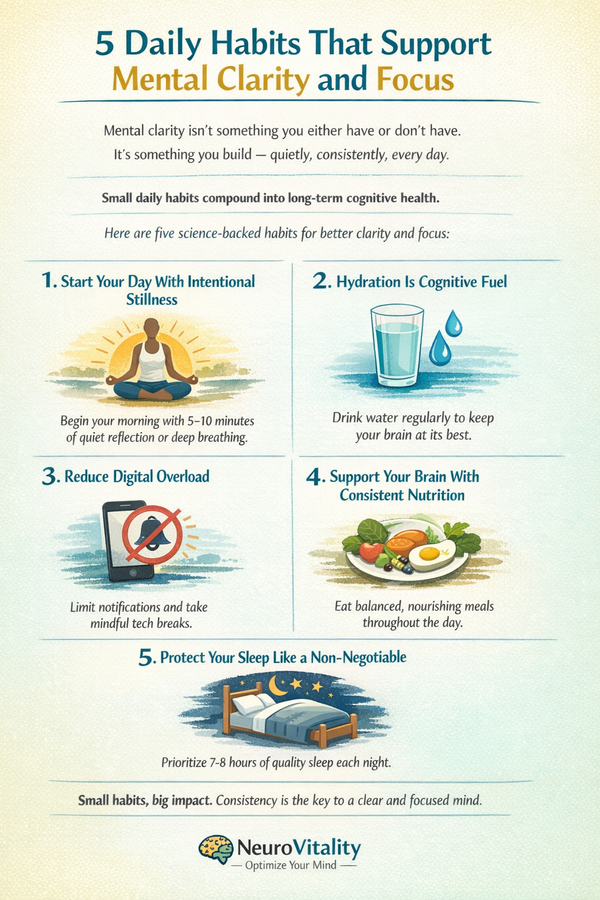 5 Daily Habits That Support Mental Clarity and Focus