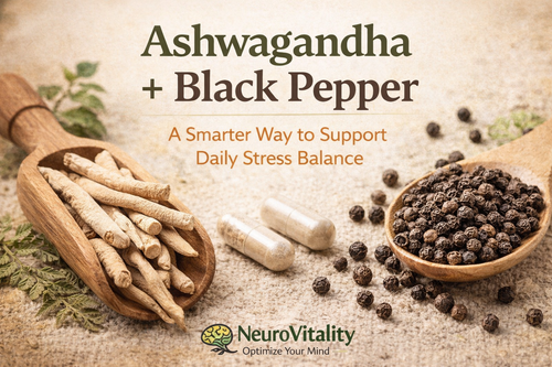 Ashwagandha with Black Pepper: A Smarter Way to Support Daily Stress Balance