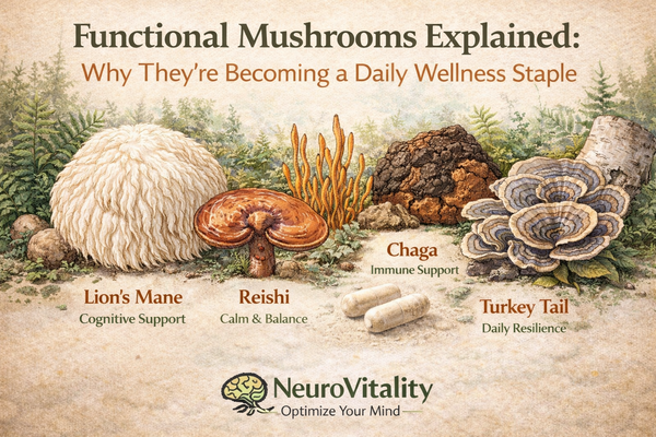 Functional Mushrooms Explained: Why They’re Becoming a Daily Wellness Staple