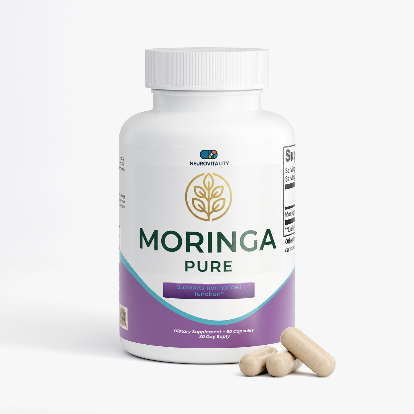 Moringa Pure | Moringa Oleifera Leaf Supplement | NeuroVitality