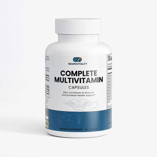 NeuroVitality Complete Multivitamin bottle - 60 capsules with 40+ vitamins and minerals