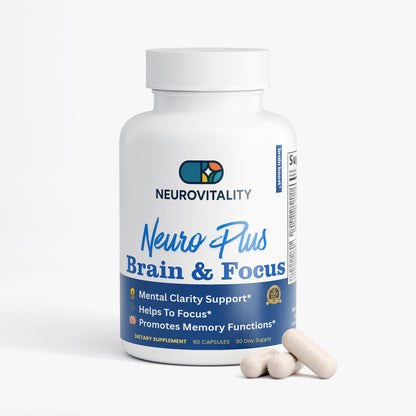 Focus & Clarity Blend — Nootropic Brain Support with Bacopa & GABA — Nirvana Neurovitality