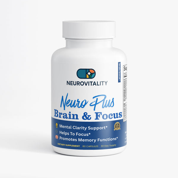 Focus & Clarity Blend | Herbal Support with Bacopa & GABA | NeuroVitality.