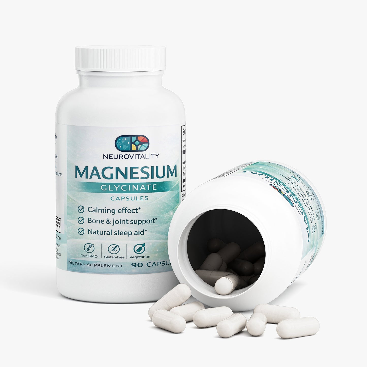 Magnesium Glycinate 275mg — Sleep, Relaxation & Muscle Support — Nirvana Neurovitality
