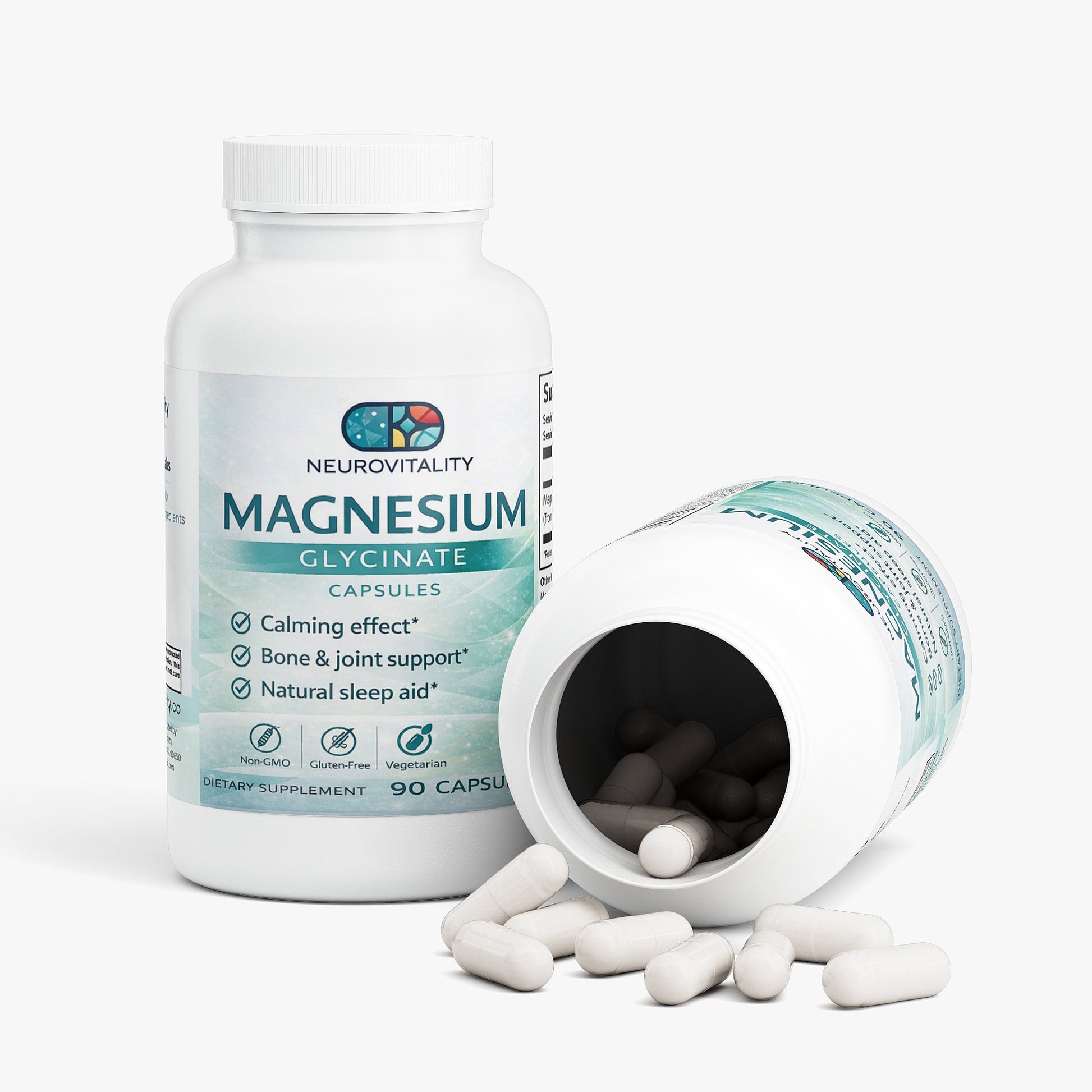 Magnesium Glycinate 275mg — Sleep, Relaxation & Muscle Support — Nirvana Neurovitality
