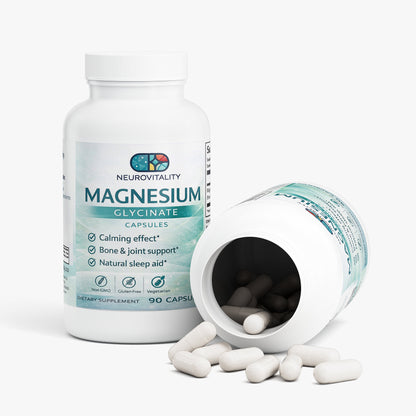 Magnesium Glycinate 275mg — Sleep, Relaxation & Muscle Support — Nirvana Neurovitality