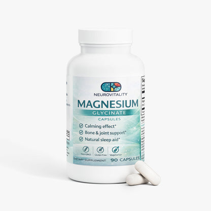 Magnesium Glycinate 275mg — Sleep, Relaxation & Muscle Support — Nirvana Neurovitality