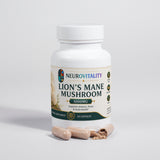 Lion's Mane Mushroom 10X | Dual-Extract Cognitive & Brain Support | 60 Capsules