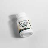 Lion's Mane Mushroom 10X | Dual-Extract Cognitive & Brain Support | 60 Capsules