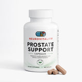Prostate Support Complex supplement by Nirvana Neurovitality — Saw Palmetto, Pygeum & Pumpkin Seed for men's prostate and urinary health, 60 capsules