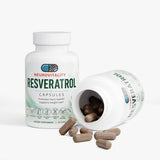 Resveratrol 50% 600mg supplement by Nirvana Neurovitality — trans-resveratrol for healthy aging and antioxidant support, 60 vegan capsules