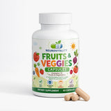 Kids Fruits & Veggies | 10 Real Whole Food Ingredients | 60 Capsules