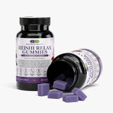 Reishi Relax Gummies side view — Reishi Extract, L-Theanine & Lemon Balm — Nirvana Neurovitality