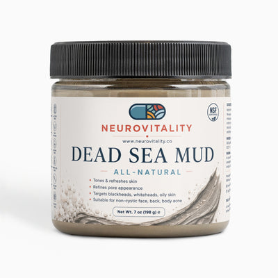 Dead Sea Mud Mask - Front of jar | Suplimark