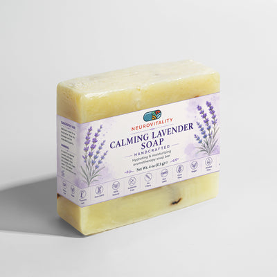Calming Lavender Bar Soap 4oz by Suplimark - ingredients and details