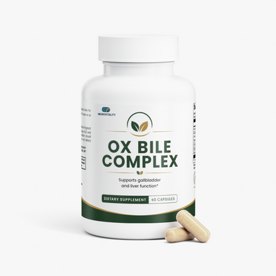Ox Bile Complex | Fat Digestion & Enzyme Support | DigeZyme® | 60 Capsules