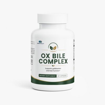 Ox Bile Complex | Fat Digestion & Enzyme Support | DigeZyme® | 60 Capsules
