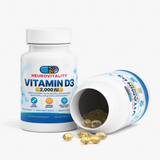 Vitamin D3 2,000 IU softgels by Nirvana Neurovitality — 50 mcg cholecalciferol for bone, immune and muscle support, 100 softgels - view 6