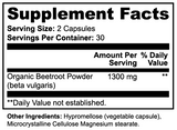 Beetroot Capsules — Nitric Oxide, Circulation & Stamina Support — Nirvana Neurovitality
