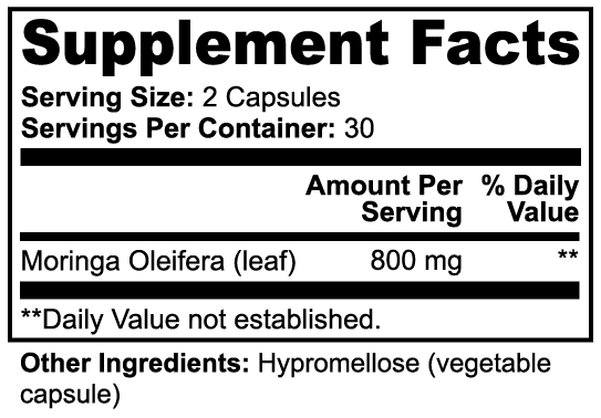 Moringa Pure | Moringa Oleifera Leaf Supplement | NeuroVitality