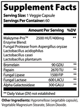 Digestive Enzyme Pro Blend — Protein, Carb & Fat Digestion Support — Nirvana Neurovitality