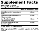 Shilajit Adaptogen Complex — Energy, Focus & Stamina Blend — Nirvana Neurovitality