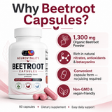 Beetroot Capsules — Nitric Oxide, Circulation & Stamina Support — Nirvana Neurovitality - view 2