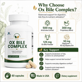 Ox Bile Complex — Fat Digestion & Digestive Enzyme Support — Nirvana Neurovitality - view 2