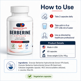 Berberine HCl — Blood Sugar & Metabolic Support — Nirvana Neurovitality - view 3