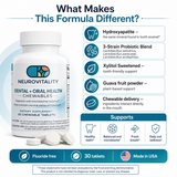 Dental Oral Health Chewables — Probiotics & Hydroxyapatite — Nirvana Neurovitality - view 2