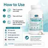 Magnesium Glycinate 275mg — Sleep, Relaxation & Muscle Support — Nirvana Neurovitality - view 3