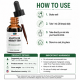 Adaptogen Immunity Drops by Neurovitality — 6-mushroom immune complex with Chaga, Reishi, Maitake, Shiitake, Turkey Tail & Cordyceps, 1 fl oz liquid drops