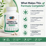 Complete Multivitamin | 40+ Vitamins, Minerals & Antioxidants | 60 Capsules - view 3