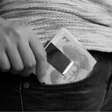 Stainless Steel Tri-Fold Money Clip | Cash & Card Holder