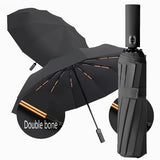 12-Rib Automatic Folding Umbrella | Compact 3-Fold | Color A