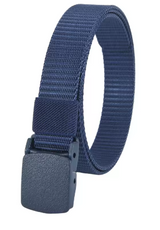 Kids Nylon Tactical Belt | Automatic Buckle | Blue, Black or Gray
